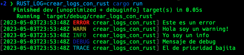 Logs Con Rust | Rusty Full Stack
